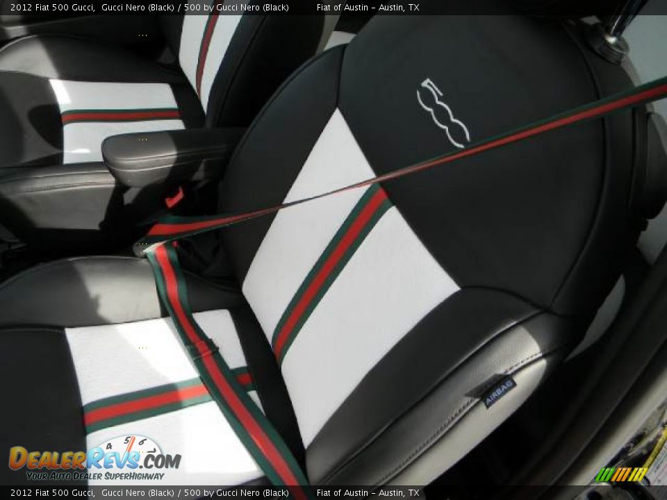 500 by Gucci Nero (Black) Interior - 2012 Fiat 500 Gucci Photo #19