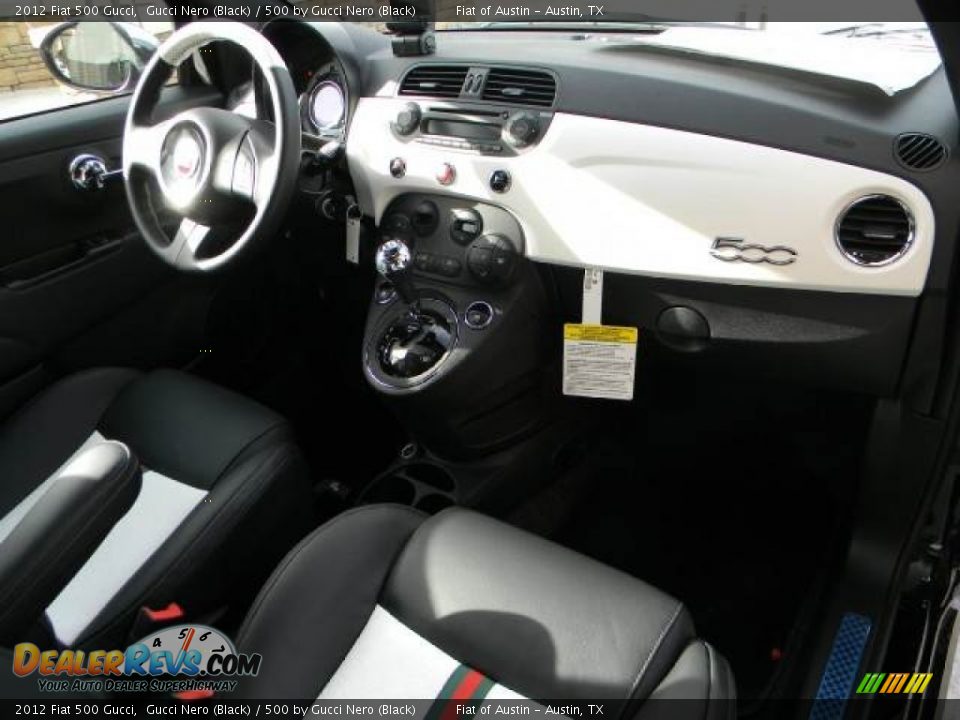 Dashboard of 2012 Fiat 500 Gucci Photo #23