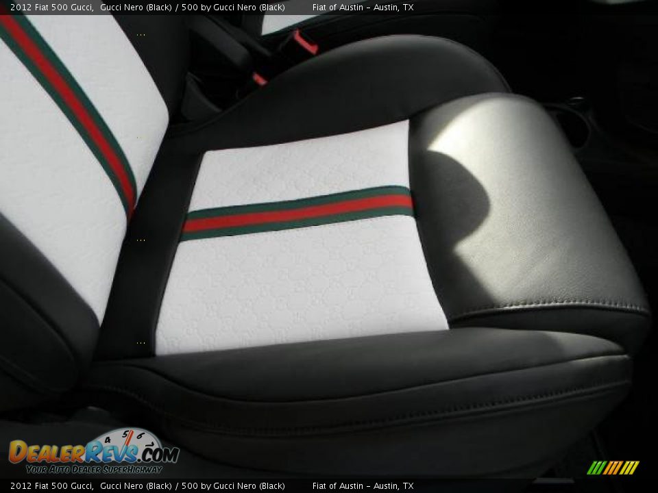 500 by Gucci Nero (Black) Interior - 2012 Fiat 500 Gucci Photo #24