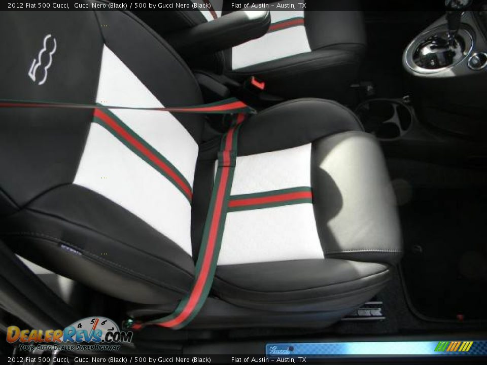 500 by Gucci Nero (Black) Interior - 2012 Fiat 500 Gucci Photo #25
