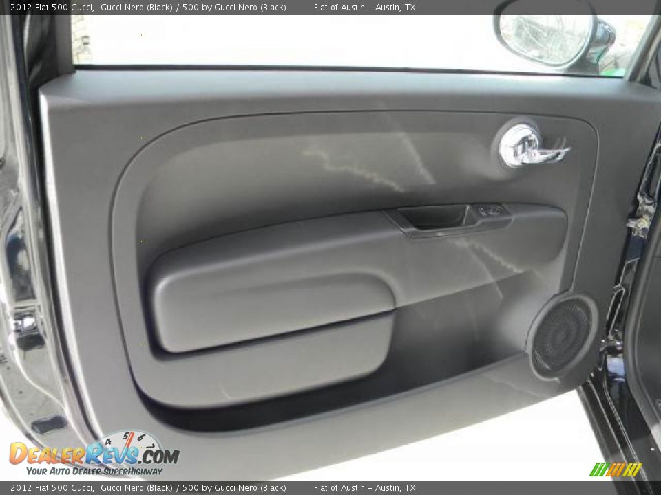 2012 Fiat 500 Gucci Gucci Nero (Black) / 500 by Gucci Nero (Black) Photo #27