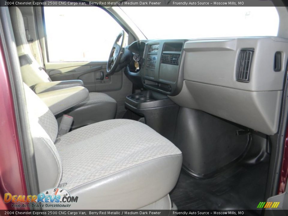 Medium Dark Pewter Interior - 2004 Chevrolet Express 2500 CNG Cargo Van Photo #9