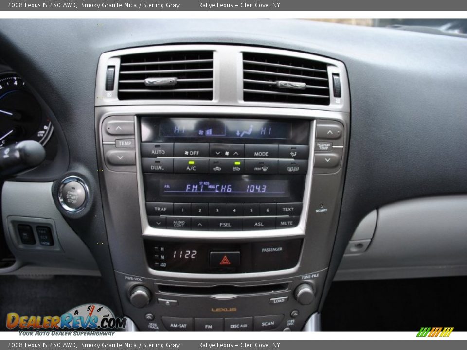 Controls of 2008 Lexus IS 250 AWD Photo #13