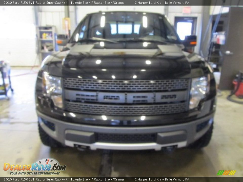 2010 Ford F150 SVT Raptor SuperCab 4x4 Tuxedo Black / Raptor Black/Orange Photo #4