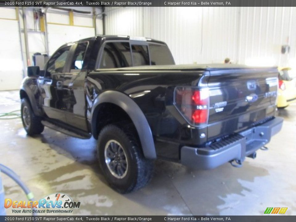 2010 Ford F150 SVT Raptor SuperCab 4x4 Tuxedo Black / Raptor Black/Orange Photo #6