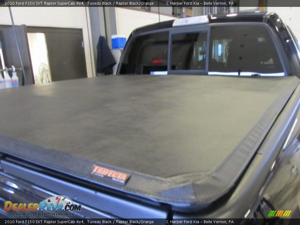2010 Ford F150 SVT Raptor SuperCab 4x4 Tuxedo Black / Raptor Black/Orange Photo #9