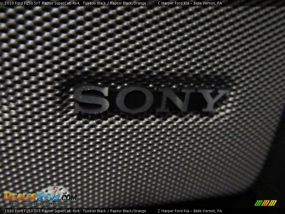 2010 Ford F150 SVT Raptor SuperCab 4x4 Tuxedo Black / Raptor Black/Orange Photo #15