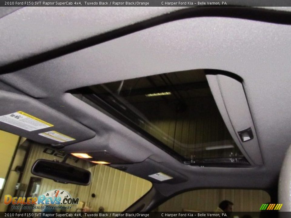 2010 Ford F150 SVT Raptor SuperCab 4x4 Tuxedo Black / Raptor Black/Orange Photo #17