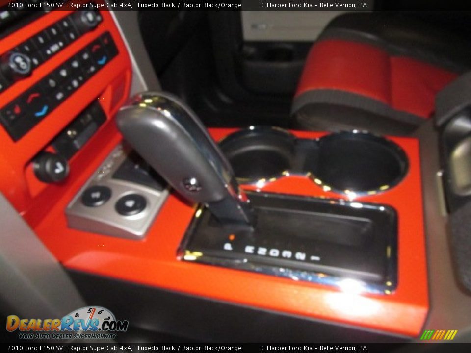 2010 Ford F150 SVT Raptor SuperCab 4x4 Tuxedo Black / Raptor Black/Orange Photo #20