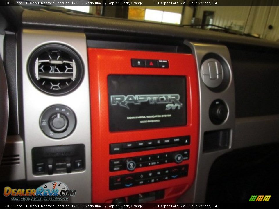2010 Ford F150 SVT Raptor SuperCab 4x4 Tuxedo Black / Raptor Black/Orange Photo #21