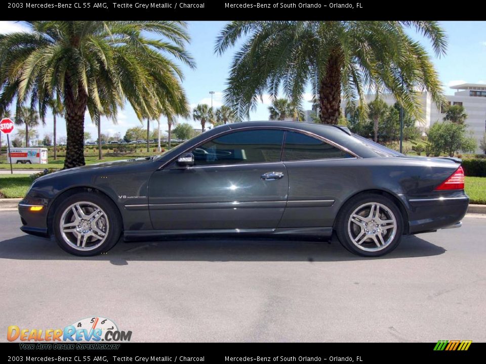 2003 Mercedes-Benz CL 55 AMG Tectite Grey Metallic / Charcoal Photo #1