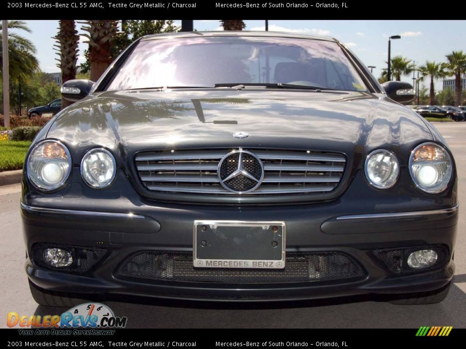 2003 Mercedes-Benz CL 55 AMG Tectite Grey Metallic / Charcoal Photo #3