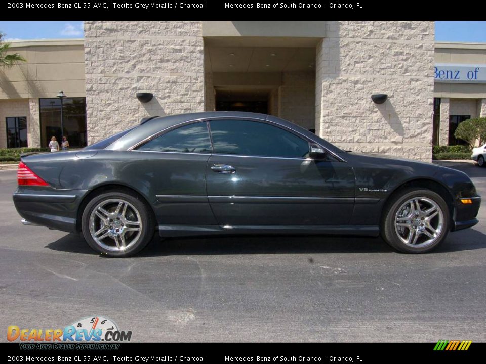 2003 Mercedes-Benz CL 55 AMG Tectite Grey Metallic / Charcoal Photo #5