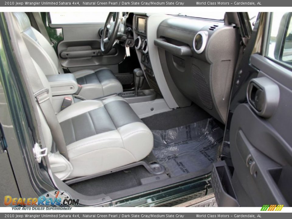 Dark Slate Gray/Medium Slate Gray Interior - 2010 Jeep Wrangler Unlimited Sahara 4x4 Photo #25