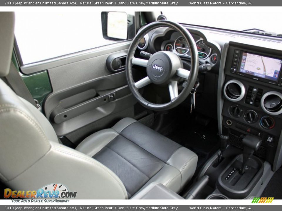 Dark Slate Gray/Medium Slate Gray Interior - 2010 Jeep Wrangler Unlimited Sahara 4x4 Photo #32