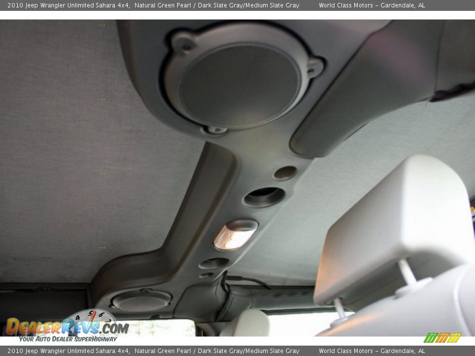 2010 Jeep Wrangler Unlimited Sahara 4x4 Natural Green Pearl / Dark Slate Gray/Medium Slate Gray Photo #35