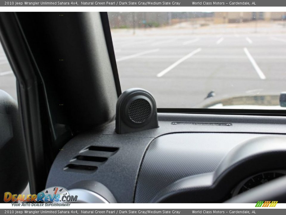2010 Jeep Wrangler Unlimited Sahara 4x4 Natural Green Pearl / Dark Slate Gray/Medium Slate Gray Photo #36