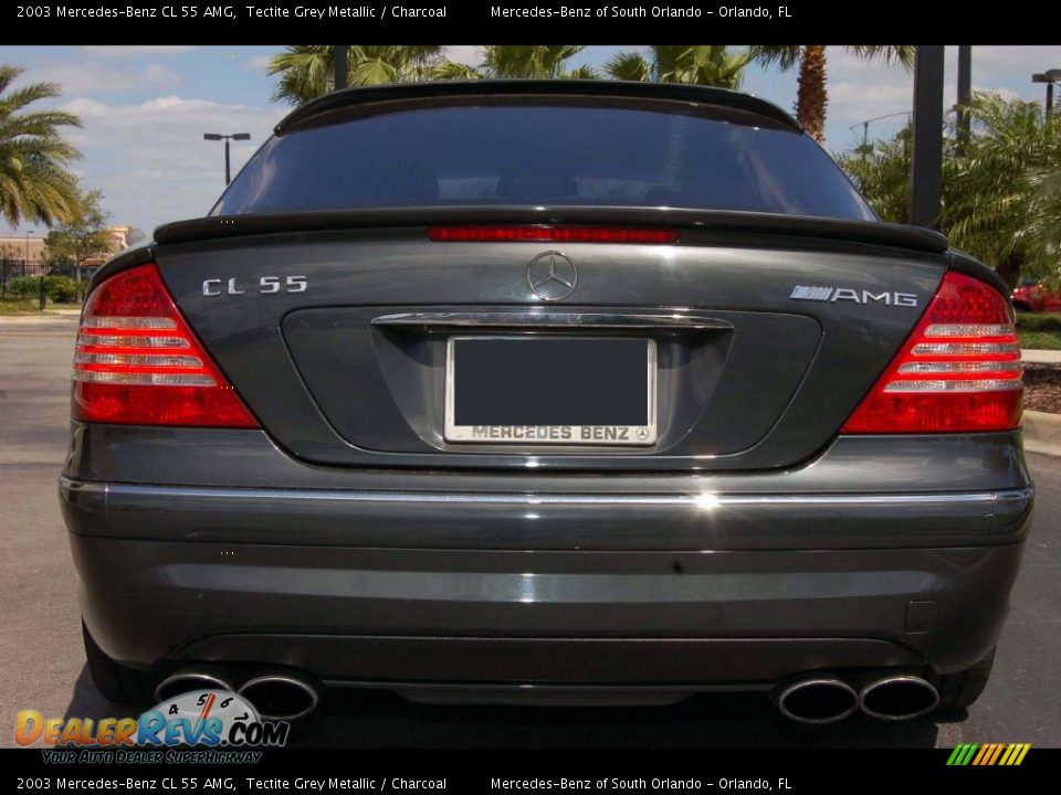 2003 Mercedes-Benz CL 55 AMG Tectite Grey Metallic / Charcoal Photo #7