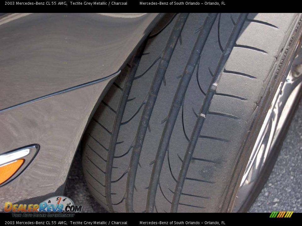 2003 Mercedes-Benz CL 55 AMG Tectite Grey Metallic / Charcoal Photo #10