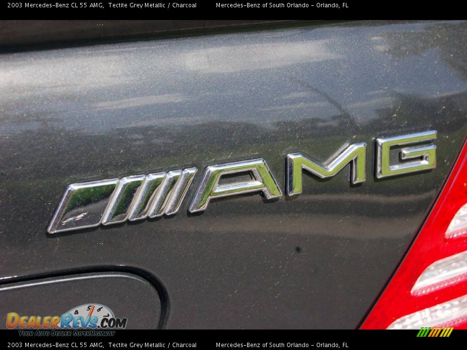 2003 Mercedes-Benz CL 55 AMG Tectite Grey Metallic / Charcoal Photo #12