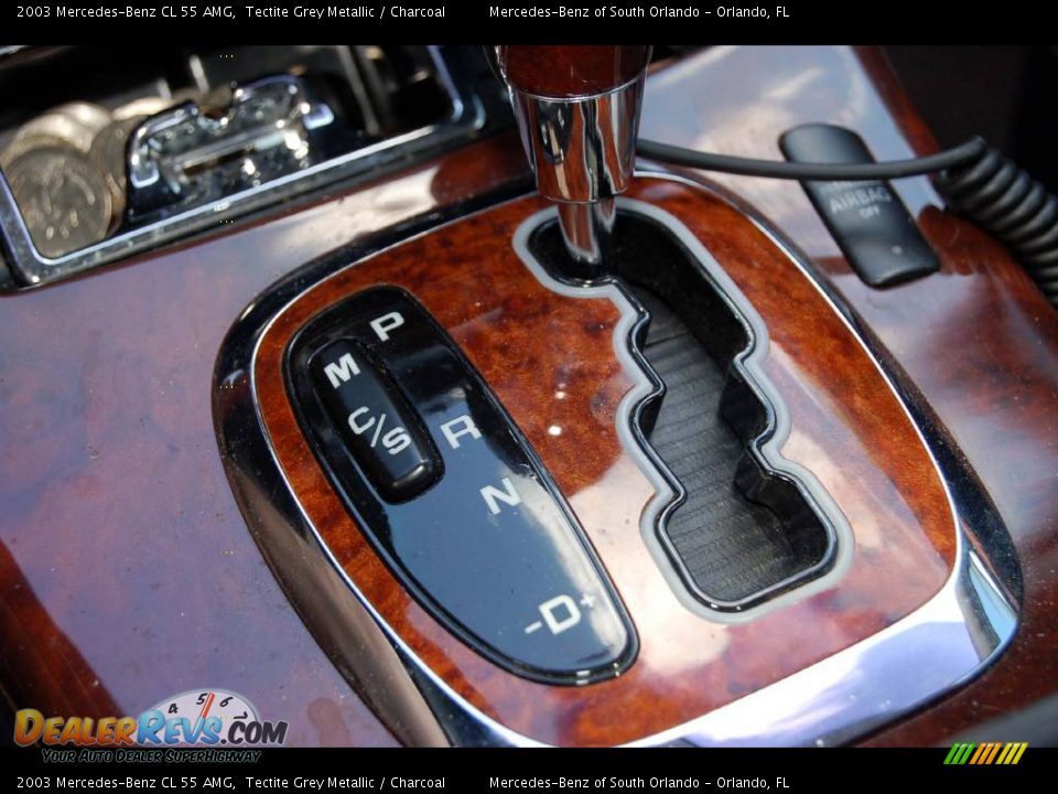 2003 Mercedes-Benz CL 55 AMG Tectite Grey Metallic / Charcoal Photo #19