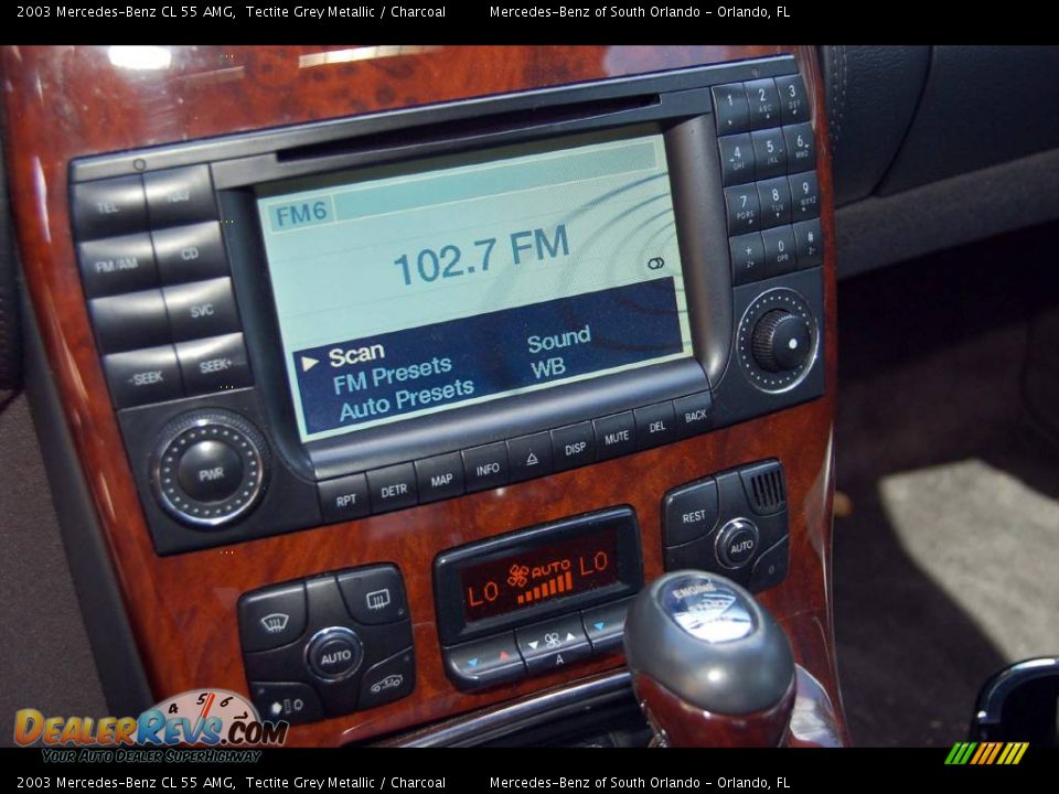 2003 Mercedes-Benz CL 55 AMG Tectite Grey Metallic / Charcoal Photo #20