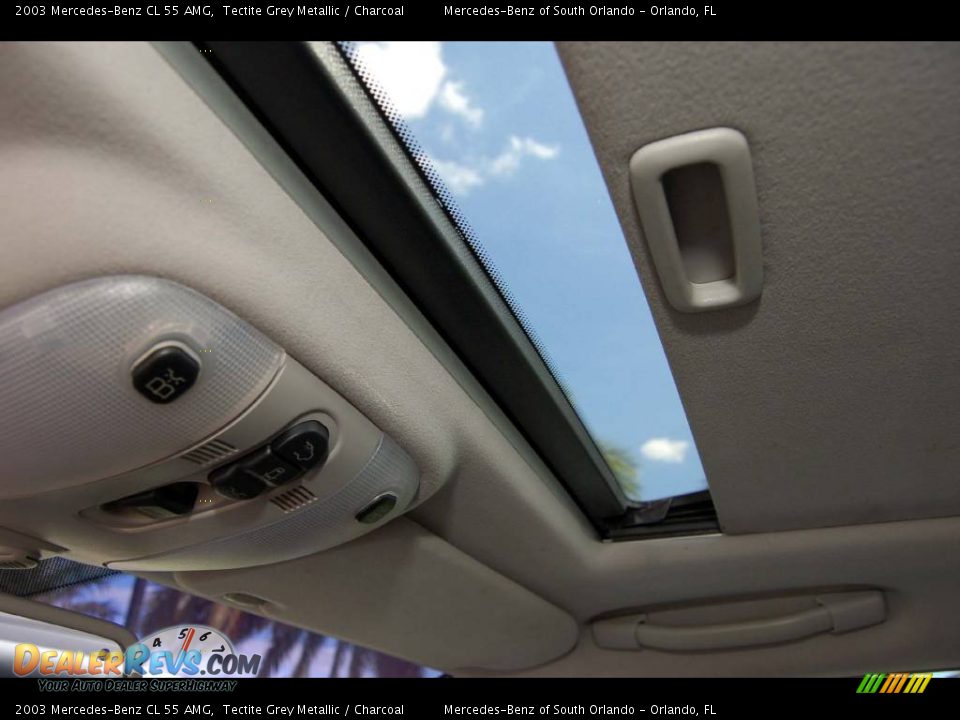 2003 Mercedes-Benz CL 55 AMG Tectite Grey Metallic / Charcoal Photo #21