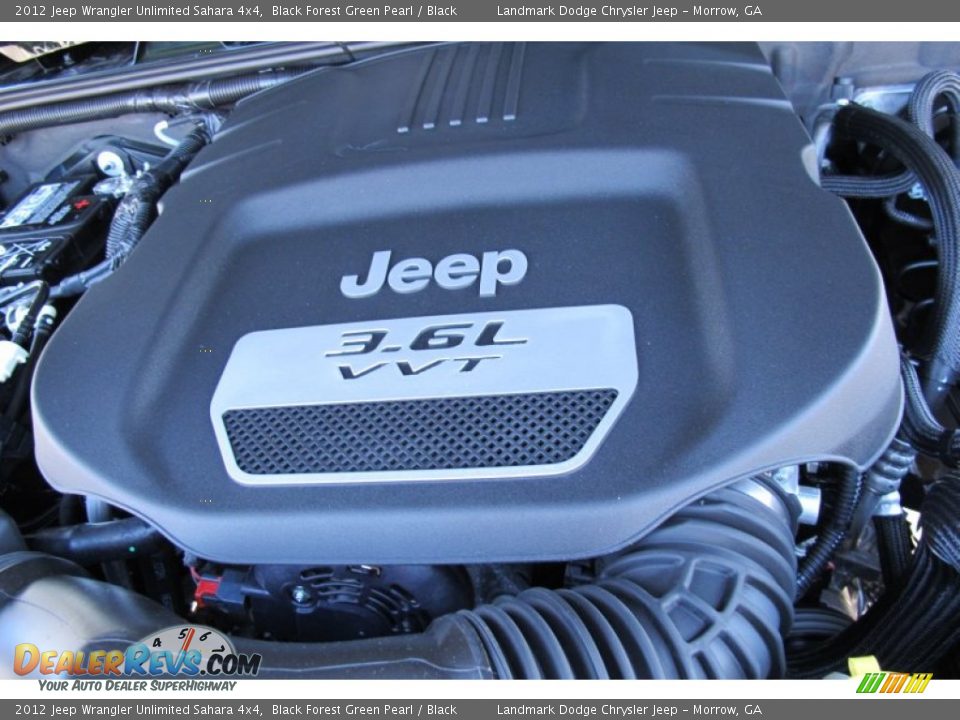 2012 Jeep Wrangler Unlimited Sahara 4x4 3.6 Liter DOHC 24-Valve VVT Pentastar V6 Engine Photo #12