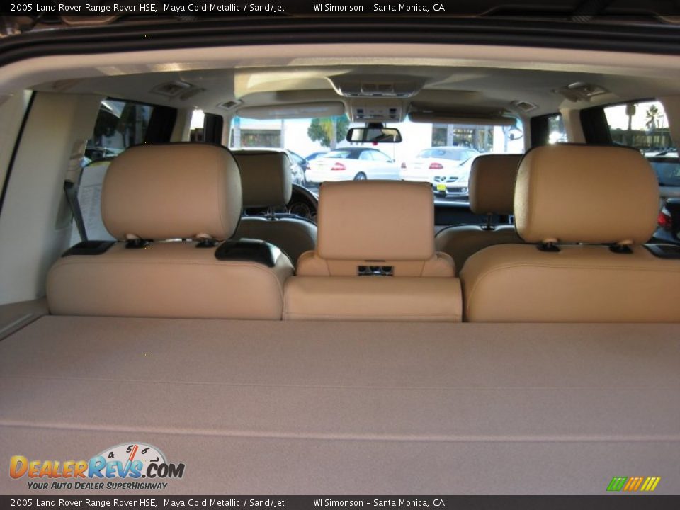 2005 Land Rover Range Rover HSE Maya Gold Metallic / Sand/Jet Photo #5