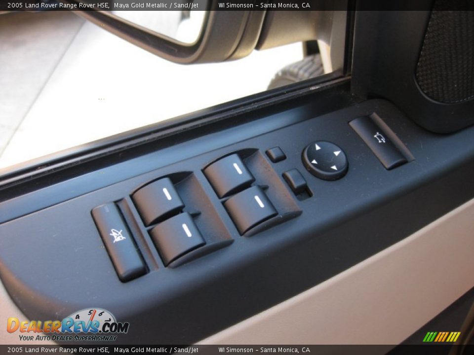 2005 Land Rover Range Rover HSE Maya Gold Metallic / Sand/Jet Photo #9