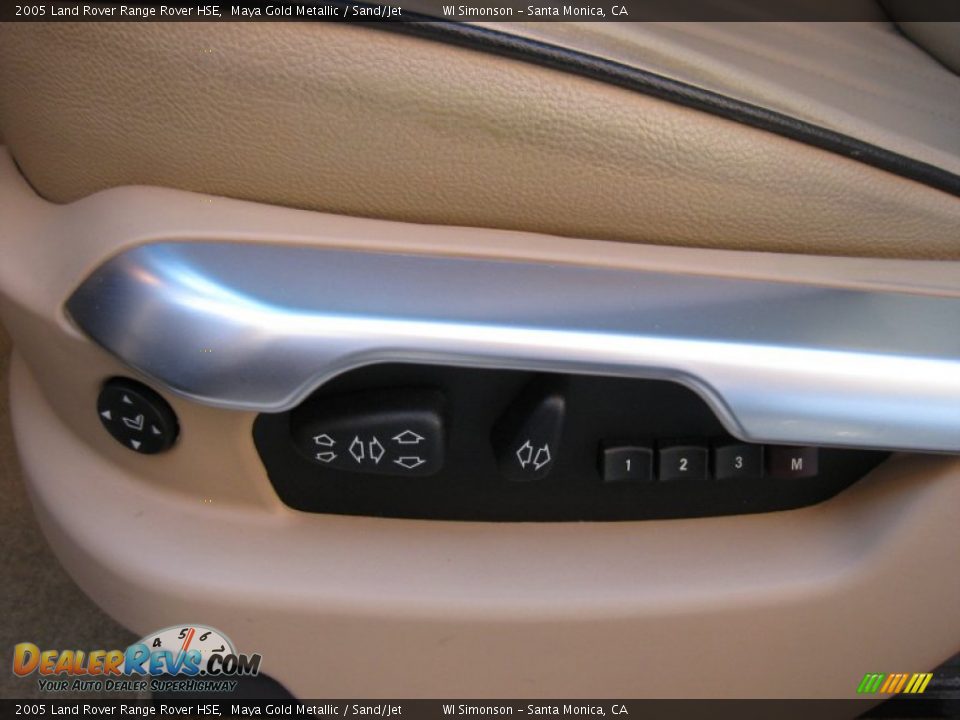 2005 Land Rover Range Rover HSE Maya Gold Metallic / Sand/Jet Photo #11