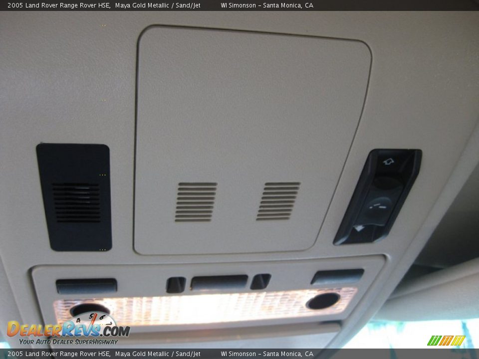 2005 Land Rover Range Rover HSE Maya Gold Metallic / Sand/Jet Photo #17