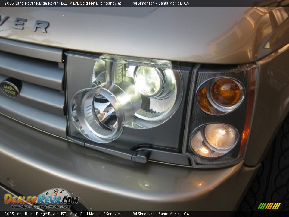2005 Land Rover Range Rover HSE Maya Gold Metallic / Sand/Jet Photo #23
