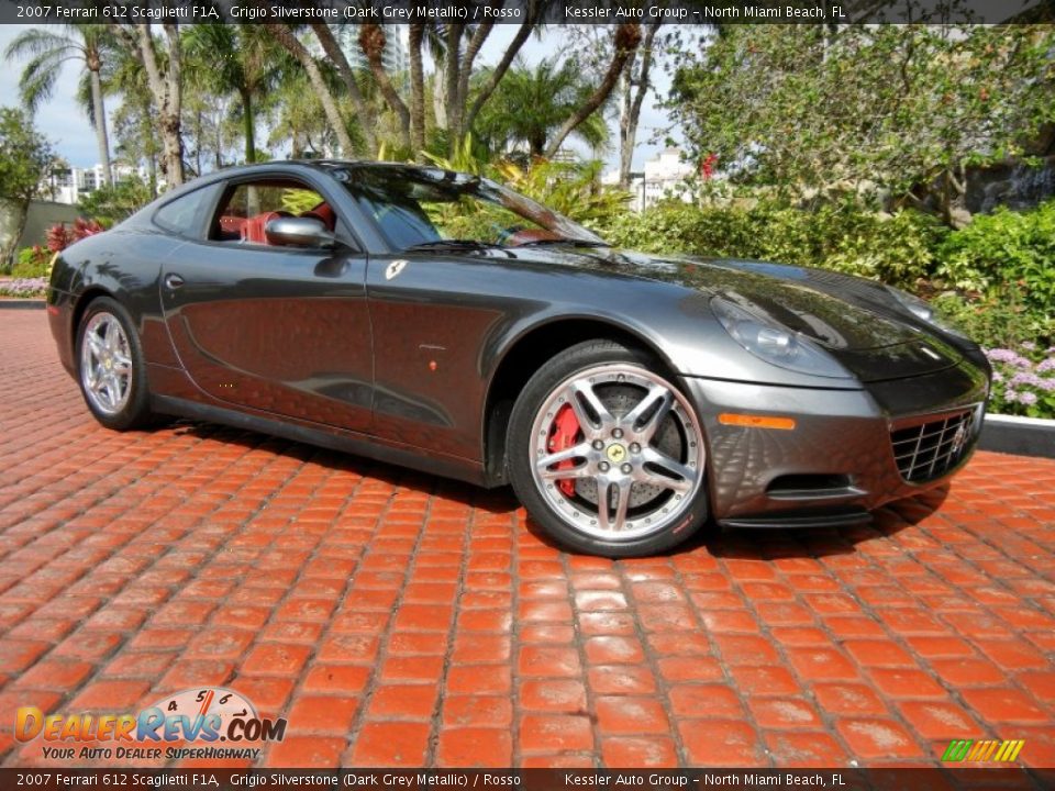 Grigio Silverstone (Dark Grey Metallic) 2007 Ferrari 612 Scaglietti F1A Photo #1