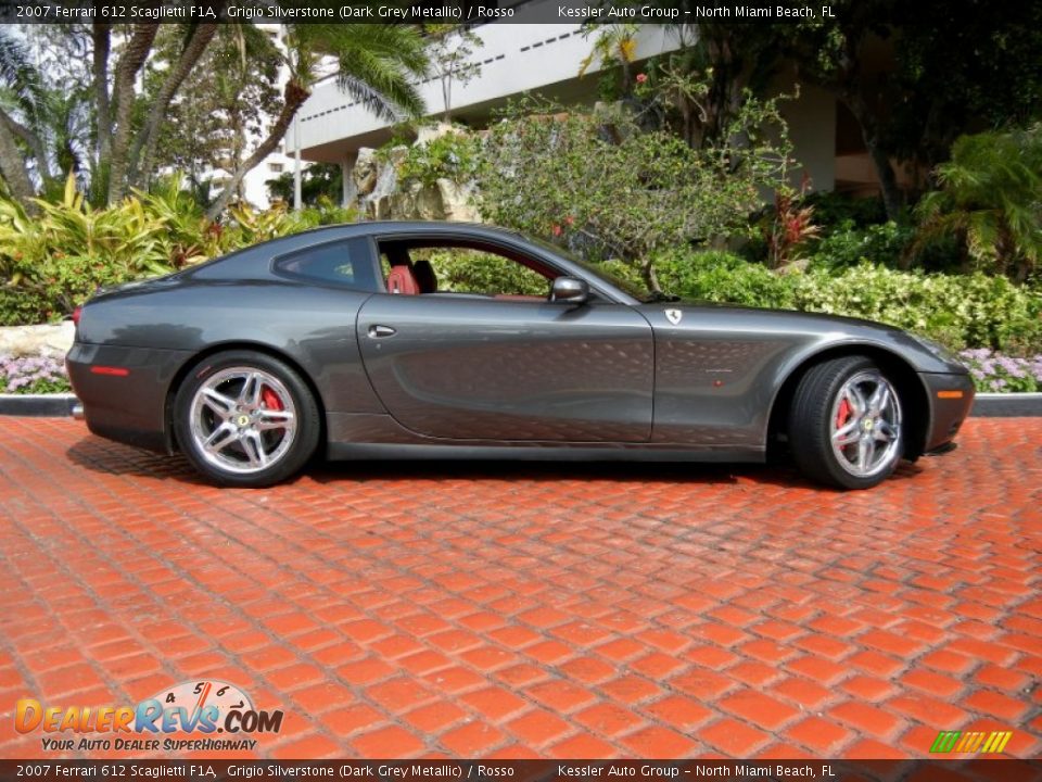 Grigio Silverstone (Dark Grey Metallic) 2007 Ferrari 612 Scaglietti F1A Photo #5