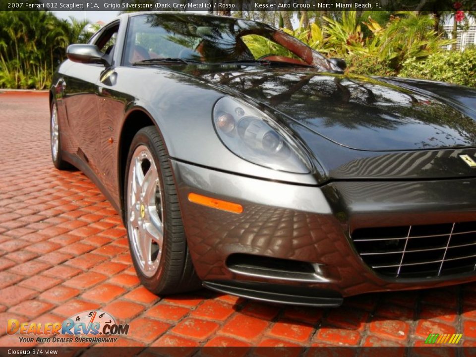 Closeup 3/4 view - 2007 Ferrari 612 Scaglietti