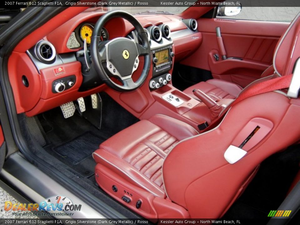 Rosso Interior 2007 Ferrari 612 Scaglietti F1a Photo 13
