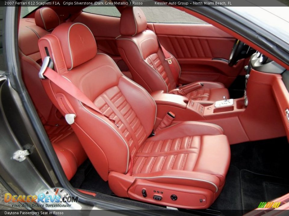 Daytona Passengers Seat in Rosso - 2007 Ferrari 612 Scaglietti