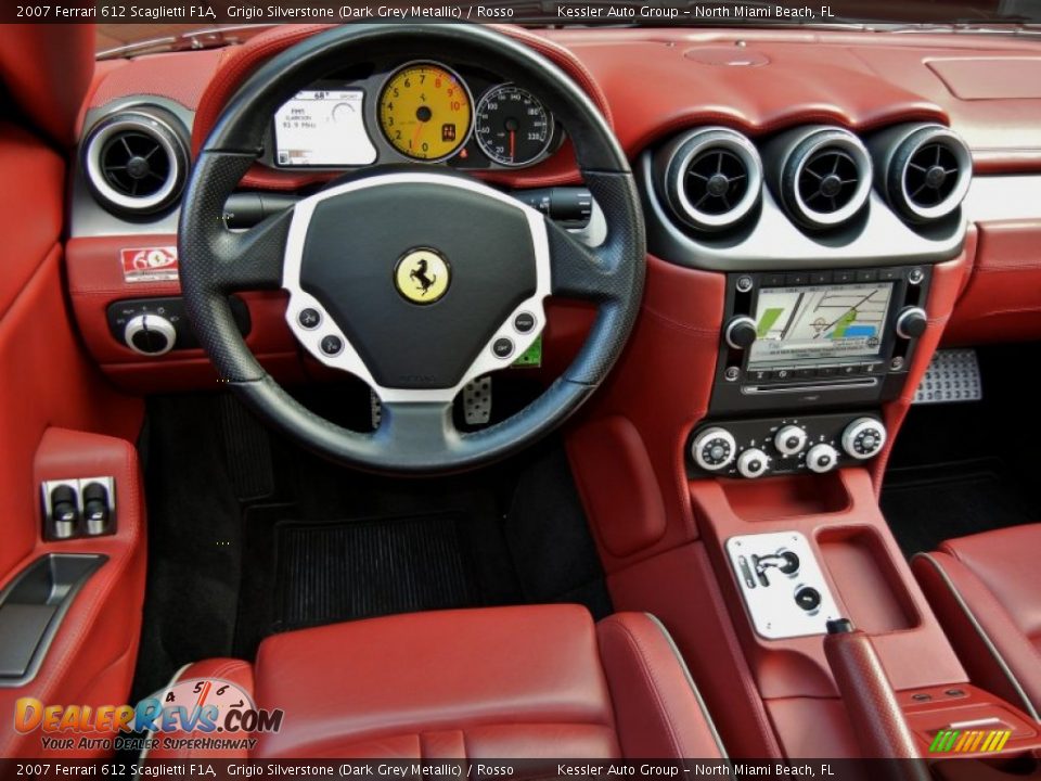 Dashboard of 2007 Ferrari 612 Scaglietti F1A Photo #20