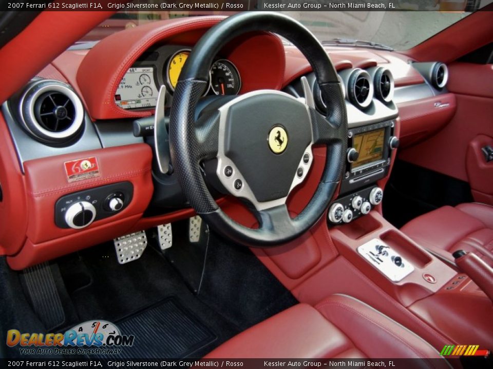 Rosso Interior - 2007 Ferrari 612 Scaglietti F1A Photo #22