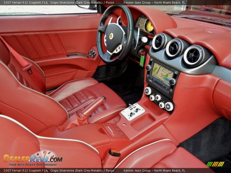 Rosso Interior - 2007 Ferrari 612 Scaglietti F1A Photo #24