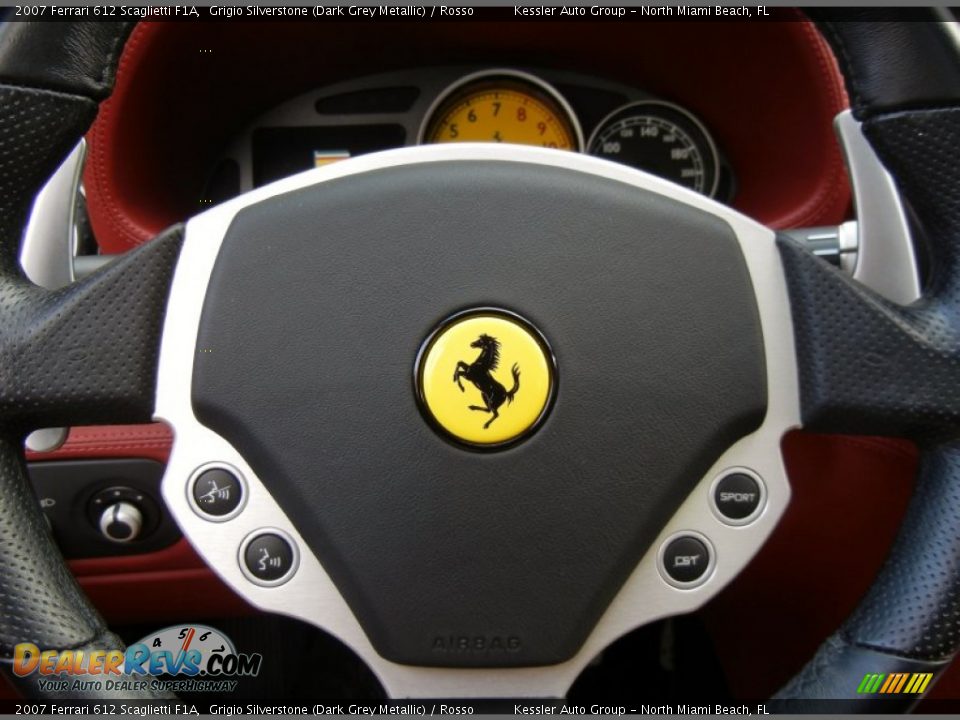 2007 Ferrari 612 Scaglietti F1A Steering Wheel Photo #26