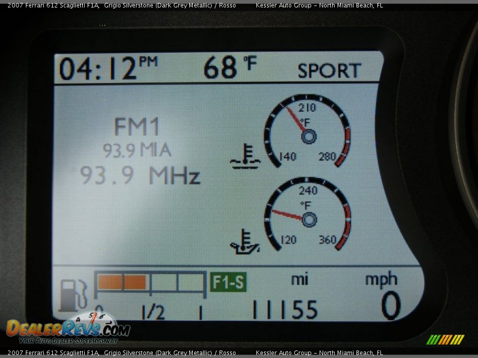 2007 Ferrari 612 Scaglietti F1A Gauges Photo #27