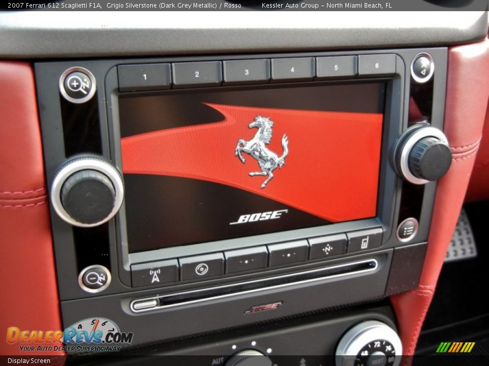 Display Screen - 2007 Ferrari 612 Scaglietti