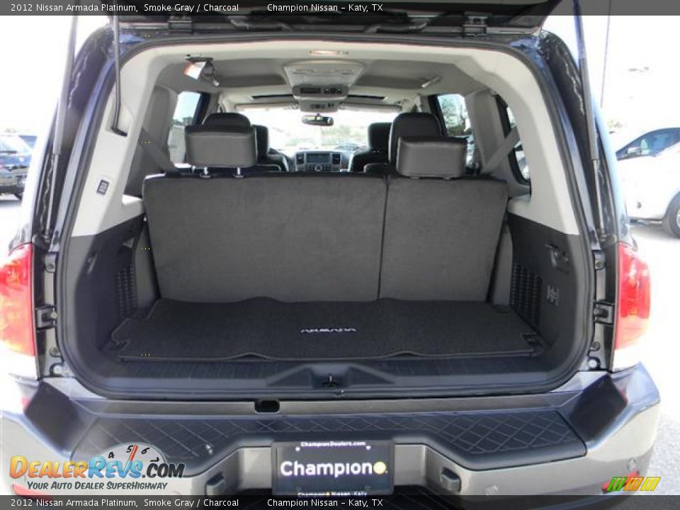 2012 Nissan Armada Platinum Smoke Gray / Charcoal Photo #7