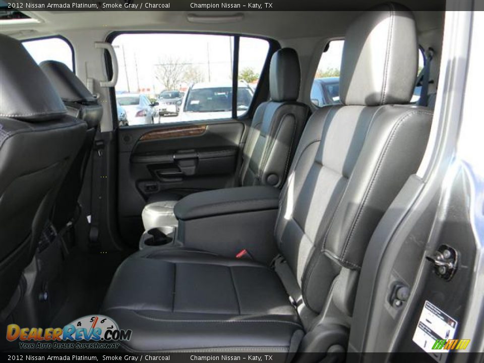 2012 Nissan Armada Platinum Smoke Gray / Charcoal Photo #8