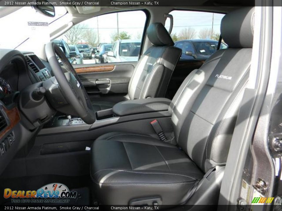 2012 Nissan Armada Platinum Smoke Gray / Charcoal Photo #10