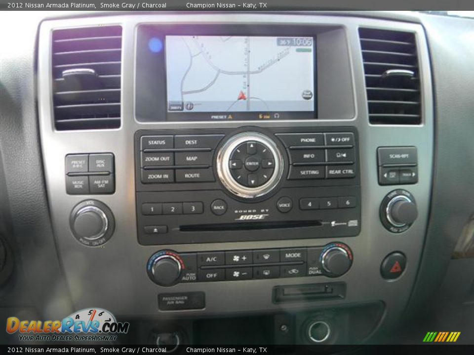 2012 Nissan Armada Platinum Smoke Gray / Charcoal Photo #13