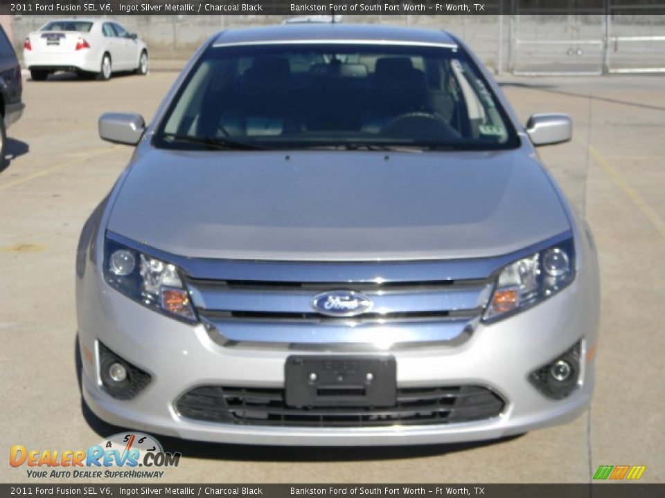2011 Ford Fusion SEL V6 Ingot Silver Metallic / Charcoal Black Photo #2