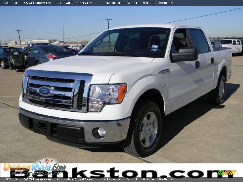 2011 Ford F150 XLT SuperCrew Oxford White / Steel Gray Photo #1